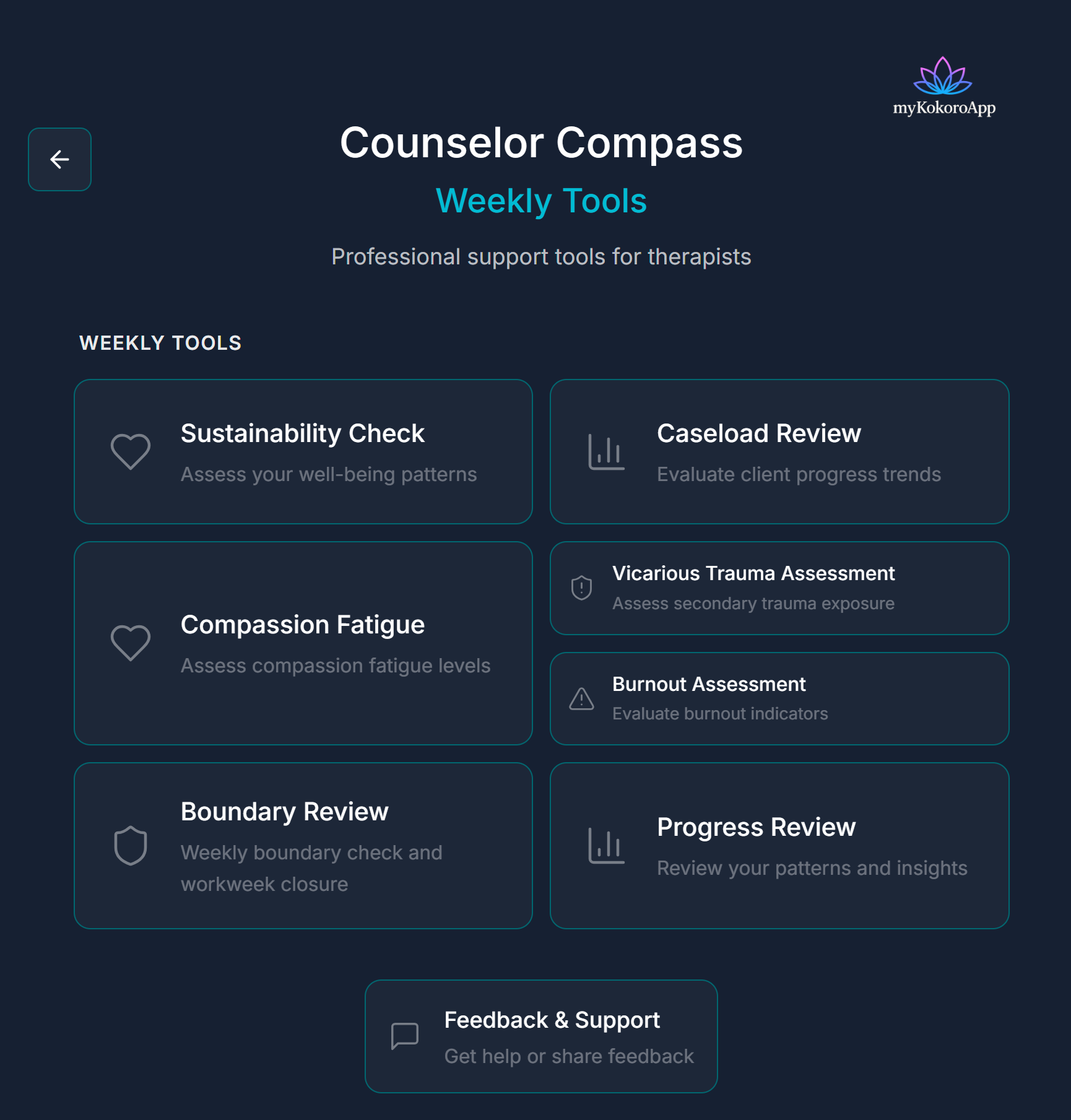 Weekly Tools Modules